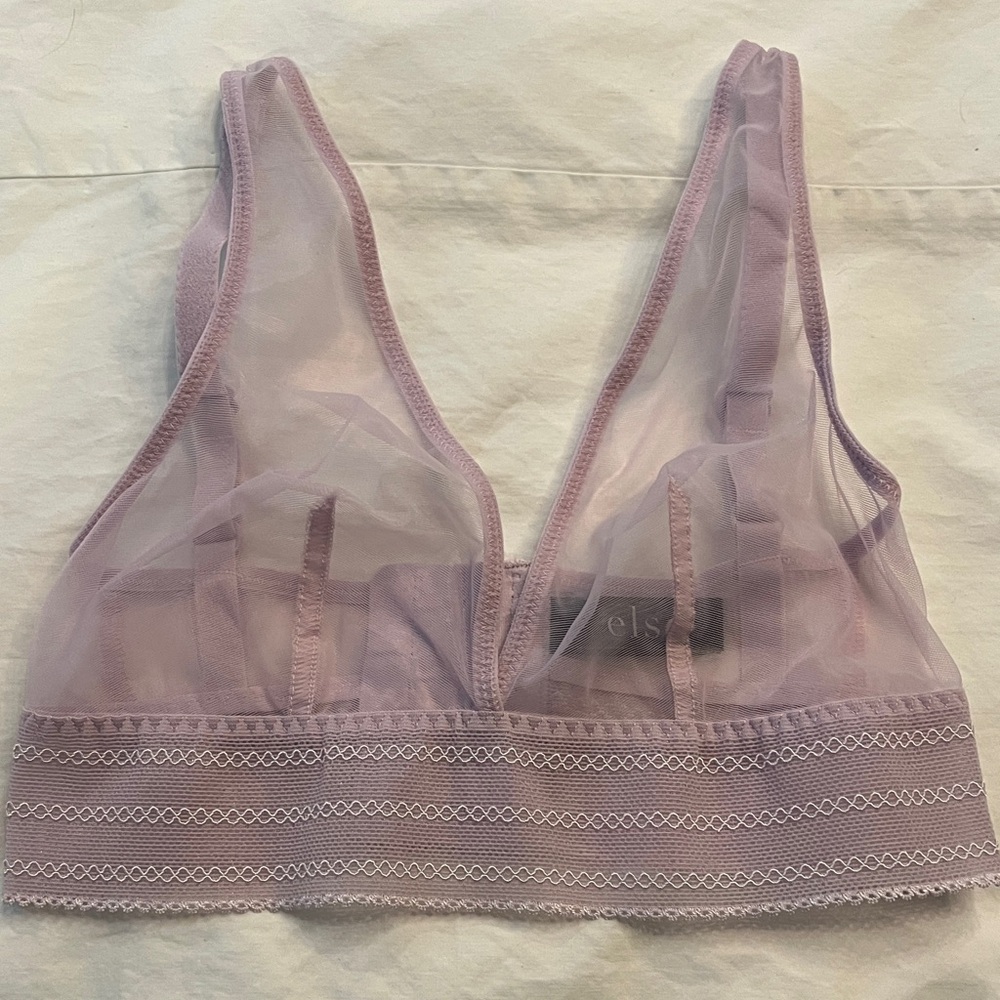 Else Sheer Pink Bralette